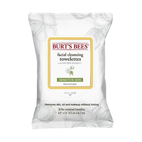 BURT'S BEES 小蜜蜂敏感肌木棉卸妆湿巾
