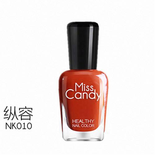 MissCandy健康甲油NK010纵容/番茄橘