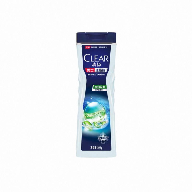 CLEAR清扬男士平衡控油沐浴露 水润平衡