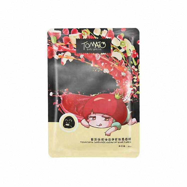 番茄派控油洁净紧致黑面膜