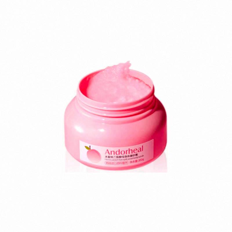 Andorheal水蜜桃二裂酵母身体磨砂膏