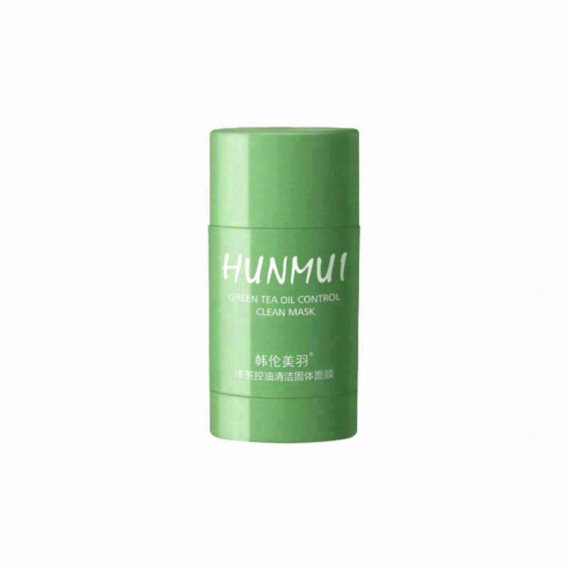 HUNMUI韩伦美羽绿茶控油清洁固体面膜
