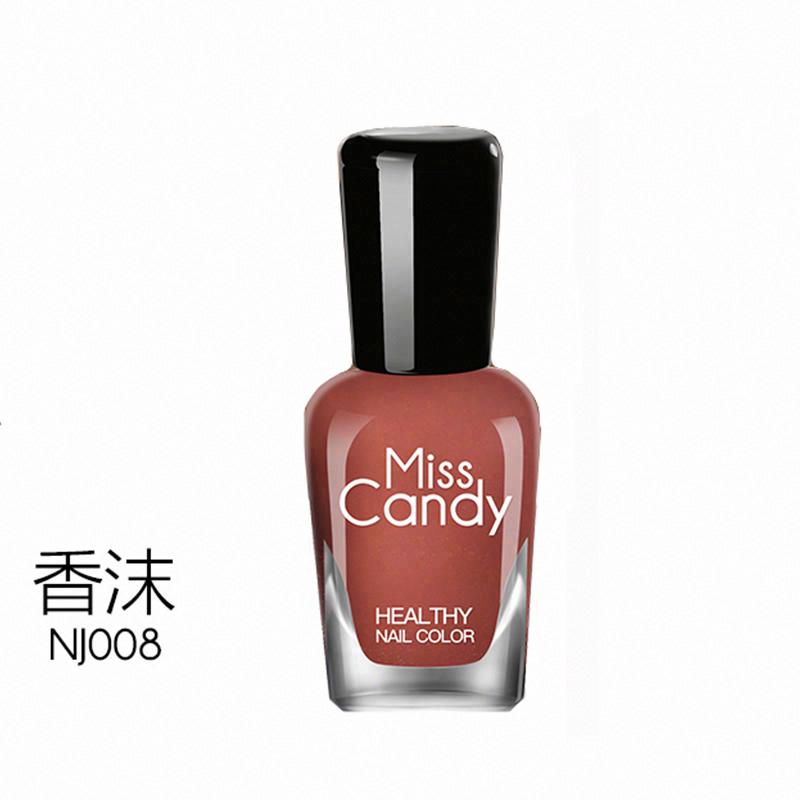 MissCandy健康甲油NJ008香沫/栗色
