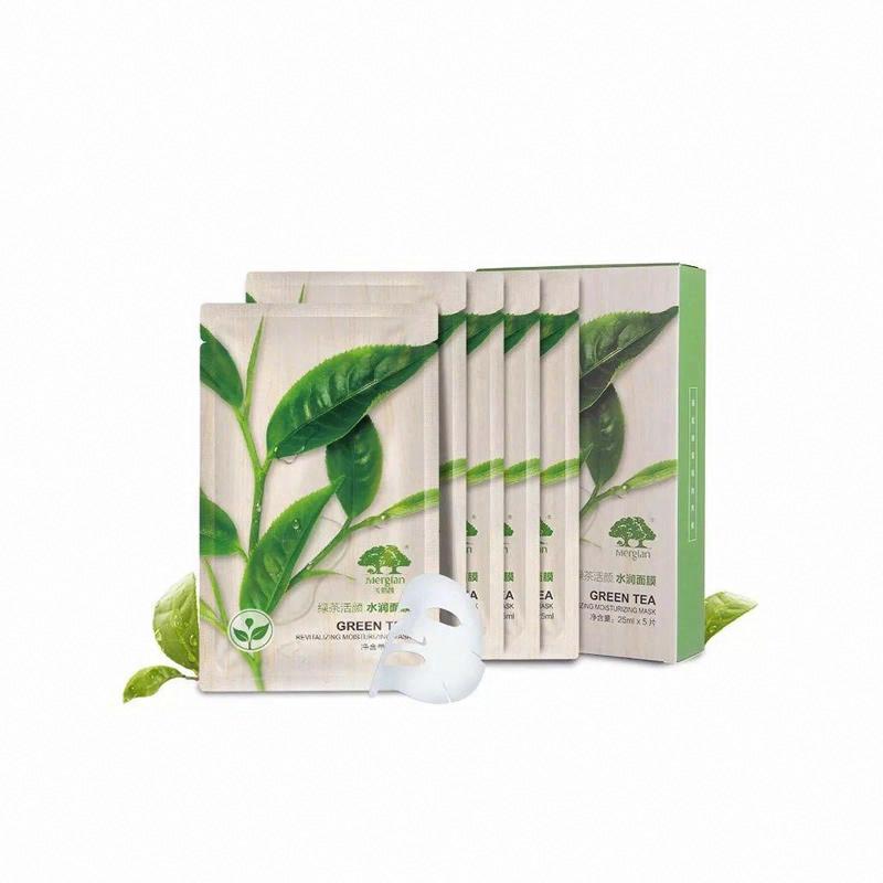 美肌颜绿茶活颜水润面膜